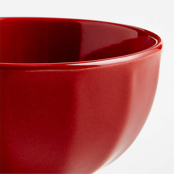 Red Bowls, Crate & Barrel