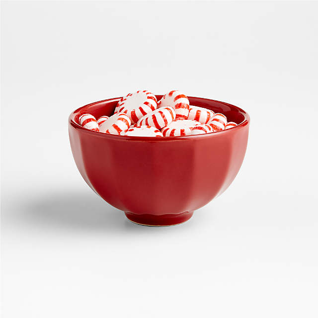 Red Bowls, Crate & Barrel