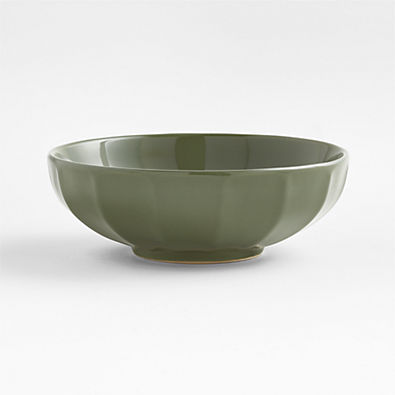 View Cafe Olive Green Low Bowl details