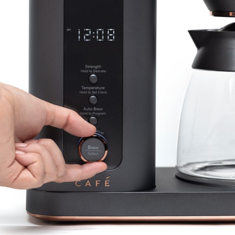 Café ™ Matte Black 10-Cup Drip Coffee Maker with Glass Carafe - image 7 of 9