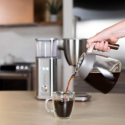 GE Cafe Stainless Steel 10-Cup Drip Coffee Maker with Glass Carafe +  Reviews, Crate & Barrel