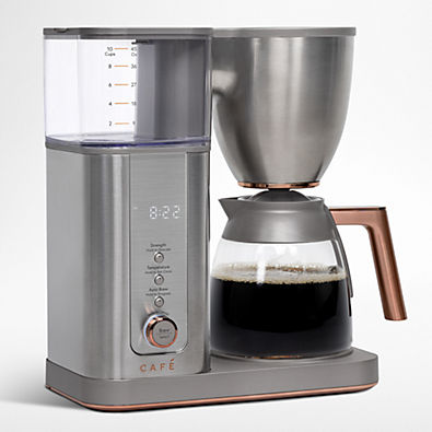 View Café ™ Stainless Steel 10-Cup Drip Coffee Maker with Glass Carafe details