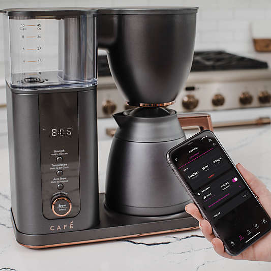 CAFÉ ™ Matte Black 10-Cup Drip Coffee Maker with Thermal Carafe