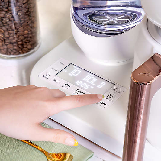 CAFÉ ™ Matte White Specialty Grind and Brew Coffee Maker
