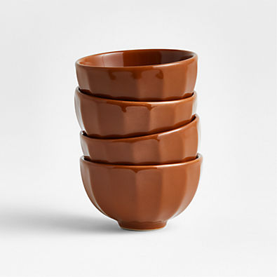 View Cafe Spice Orange Mini Bowls, Set of 4 details