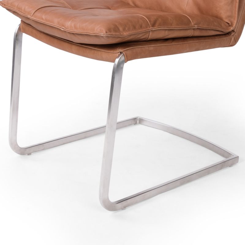 Cahone Brandy Leather Dining Chair