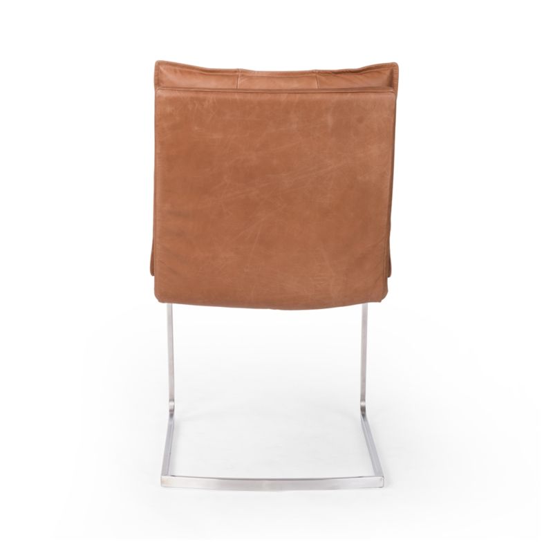 Cahone Brandy Leather Dining Chair