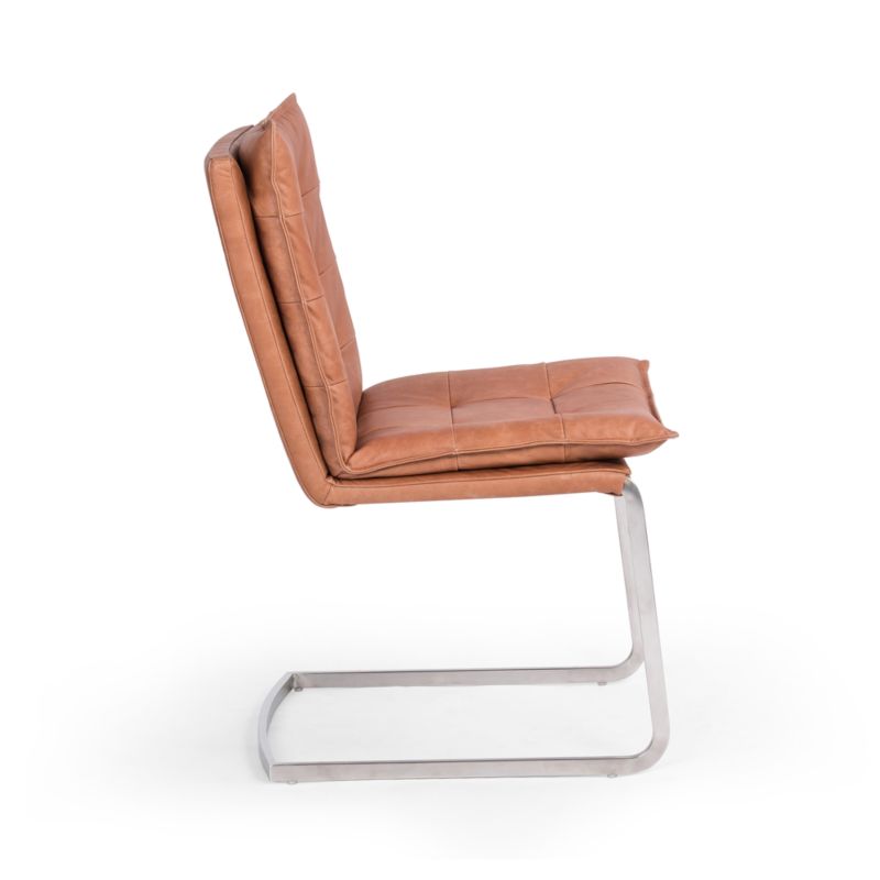 Cahone Brandy Leather Dining Chair