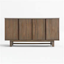 Caicos Cement Top Sideboard | Crate & Barrel