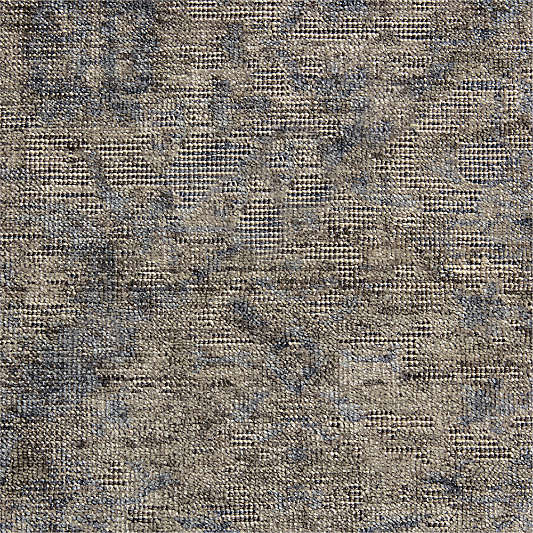 Cairo Wool Blend Traditional Handwoven Navy Area Rug 8'x10'