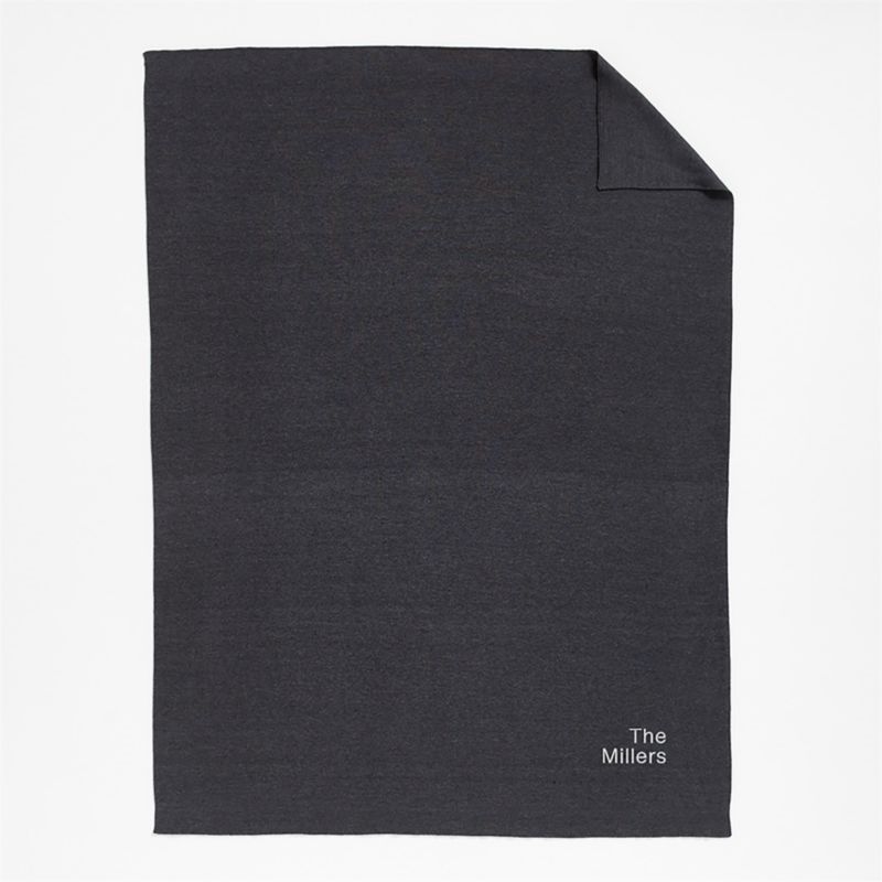 Calda Chantilly 70"x55" Black Throw Blanket - image 5 of 6