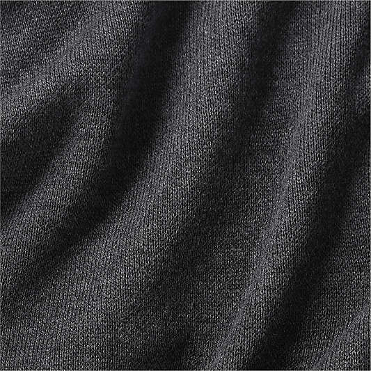 Calda Chantilly 70"x55" Black Throw Blanket