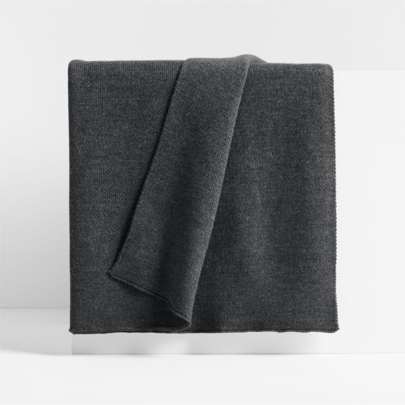 Calda Chantilly 70"x55" Black Throw Blanket