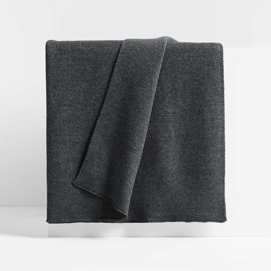 Calda 70"x55" Black Throw Blanket