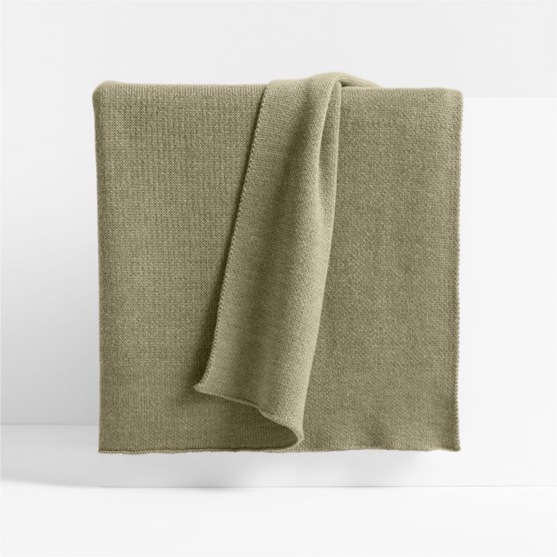 Calda Chantilly 70"x55" Garden Green Throw Blanket
