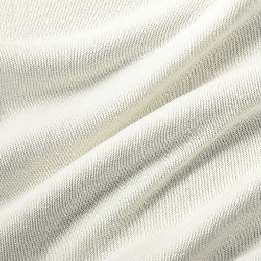 Calda Chantilly 70"x55" Pampas Ivory Throw Blanket