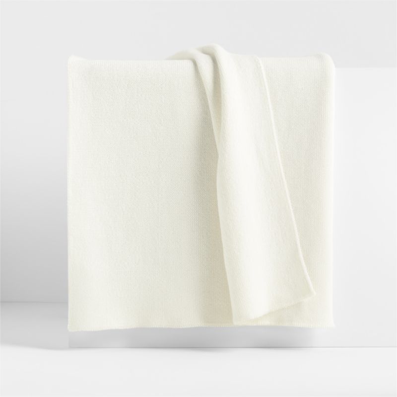 Calda Chantilly 70"x55" Pampas Ivory Throw Blanket