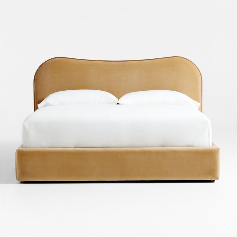 Sloane Cocoa Brown Upholstered  King Bed