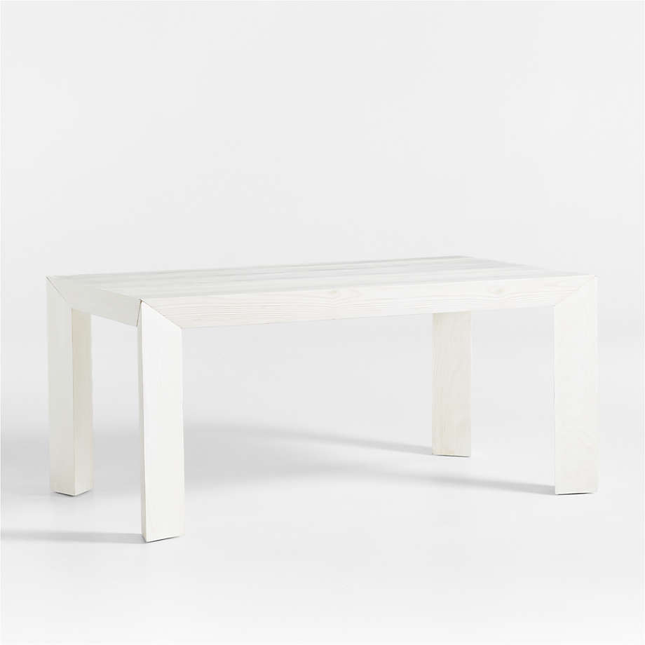 Cali White Pine Dining Table | Crate & Barrel