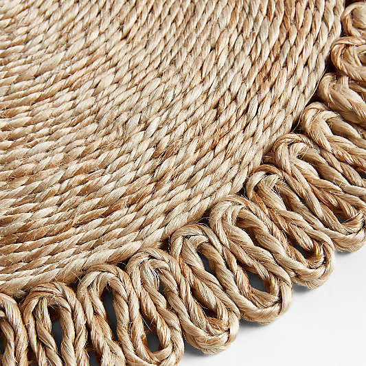 Caliente Round Woven Jute Placemat