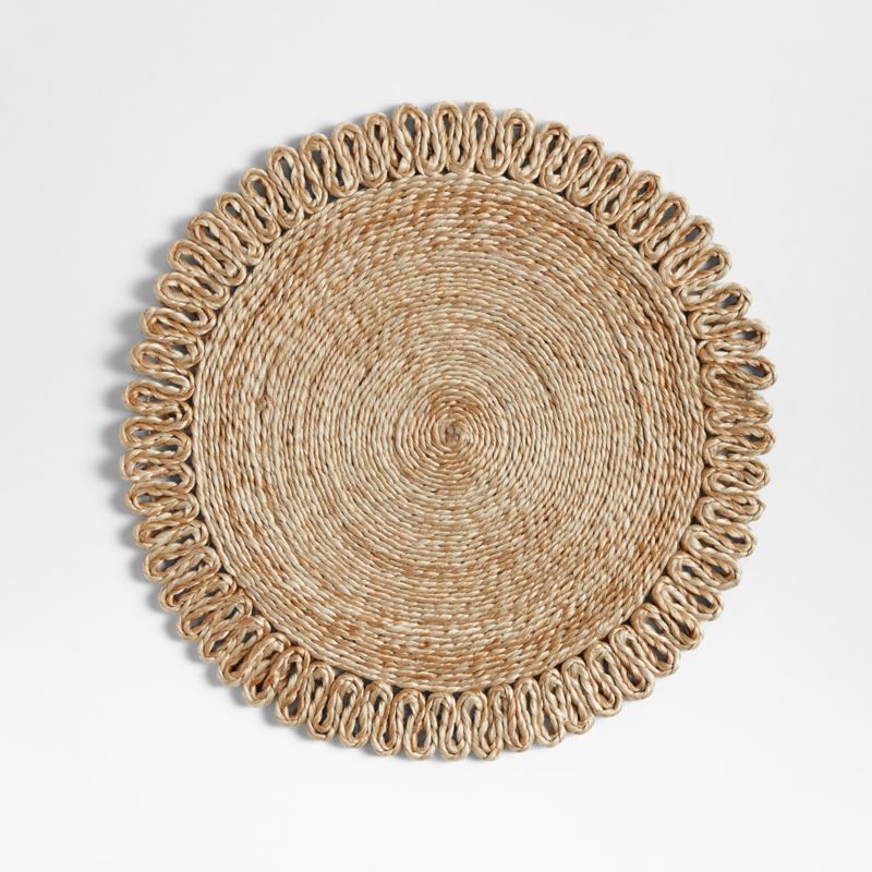 Caliente Round Woven Jute Placemat