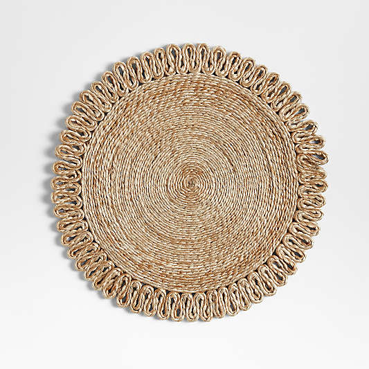 Caliente Round Woven Jute Placemat