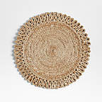 View Caliente Round Woven Jute Placemat - image 1 of 4