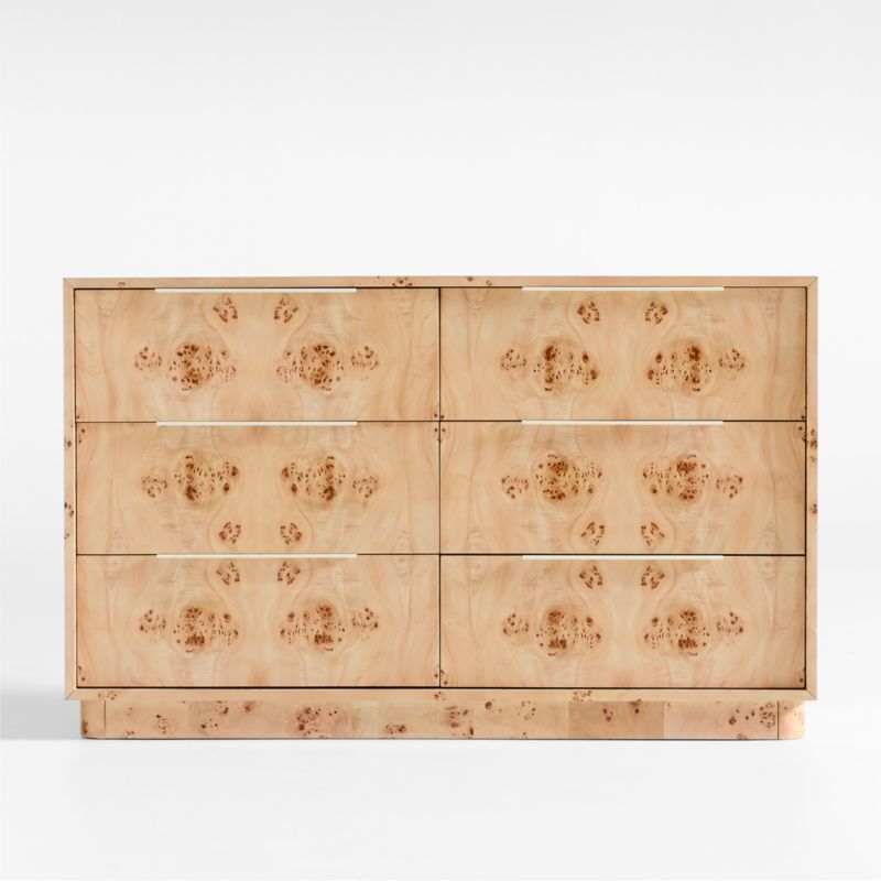 Calli Burlwood 6-Drawer Kids Dresser - image 0 of 7