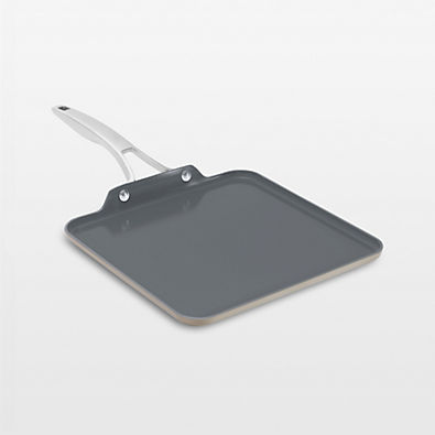View Calphalon ® Ceramic Non-Stick Taupe 11" Square Griddle details