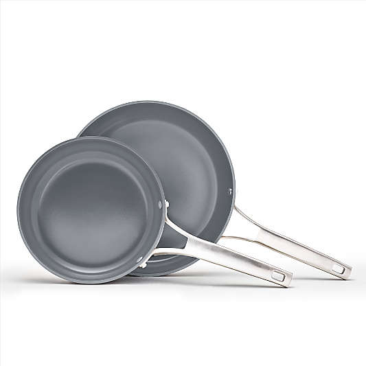 Calphalon ® Ceramic Non-Stick Navy 2-Piece Fry Pan Set