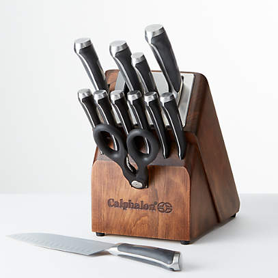 Calphalon Precision Non-Stick 13-Piece Self-Sharpening Knife Set + Reviews