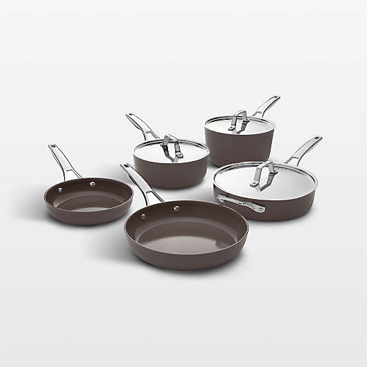 Calphalon ® Premier Ceramic Nonstick Fond 8-Piece Cookware Set