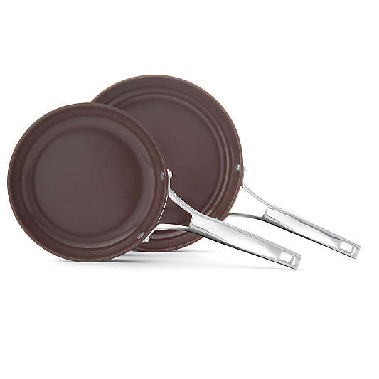 Calphalon ® Premier Ceramic Nonstick Fond 10" and 8" Fry Pans Set