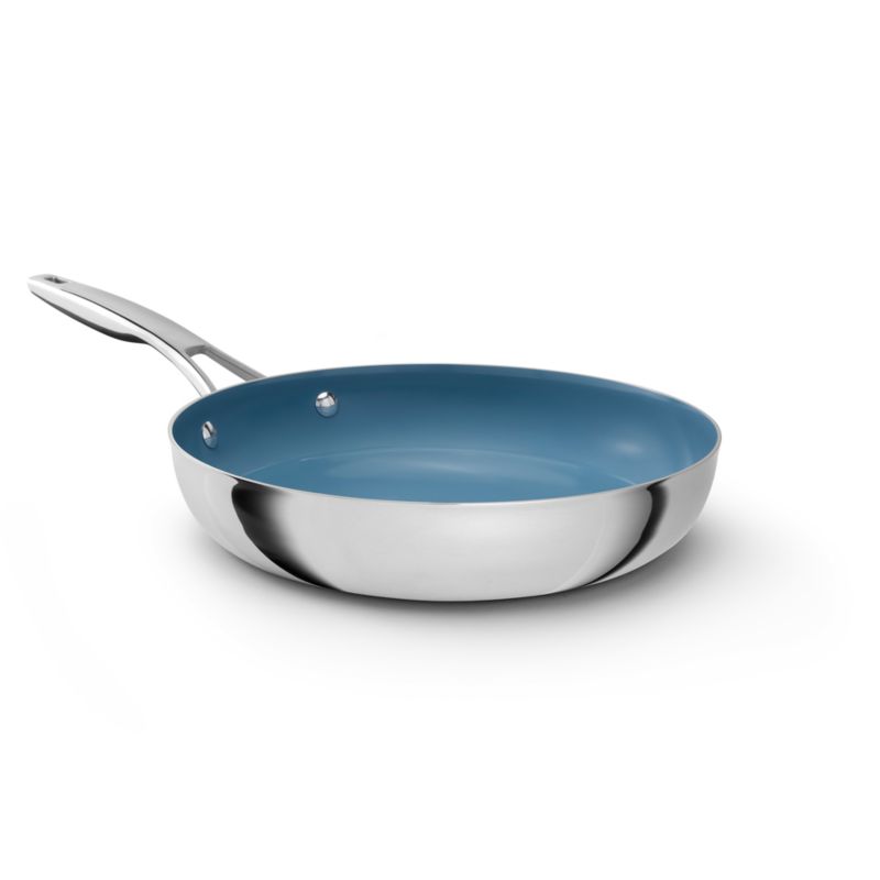 Calphalon ® Premier Ceramic Nonstick Macaron 10" Fry Pan with Stainless Steel Exterior - image 2 of 5