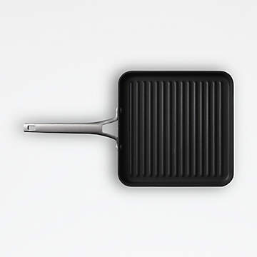Lodge Bold 12 inch Seasoned Cast Iron Square Griddle with Loop Handles, Design-Forward Cookware