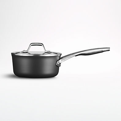 View Calphalon ® Premier 1.5-Qt. Non-Stick Saucepan with Lid details