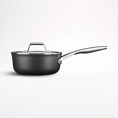 View Calphalon ® Premier 2.5-Qt. MineralShield™ Non-Stick Saucepan with Lid details