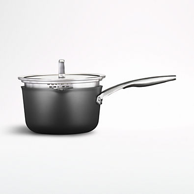 View Calphalon ® Premier 3.5-Qt. MineralShield™ Non-Stick Saucepan with Lid details