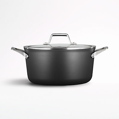 View Calphalon ® Premier 6-Qt. MineralShield™ Non-Stick Stockpot with Lid details