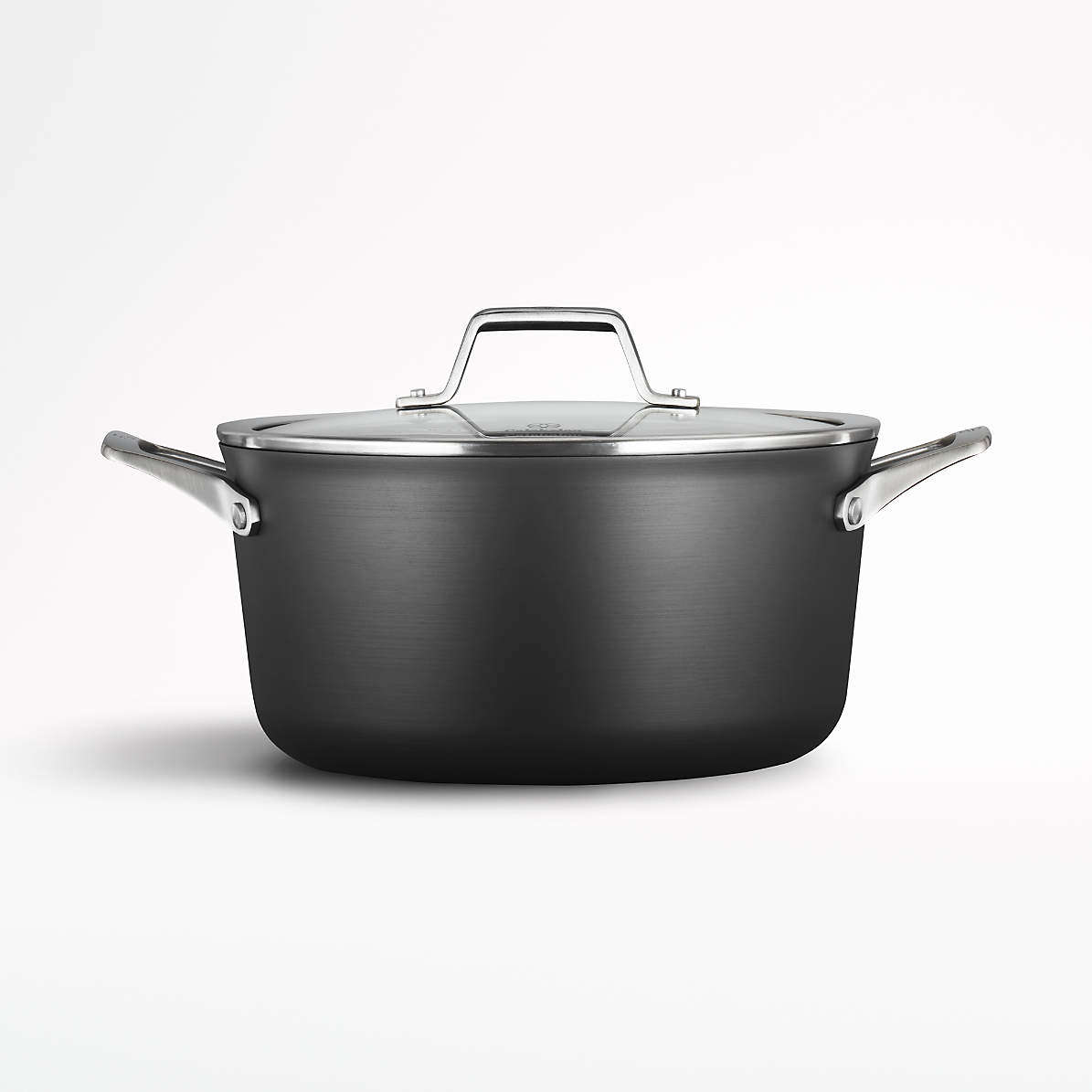 Calphalon Premier Space Saving 12 Inch Hard Anodized Nonstick Everyday Pan  w/Lid