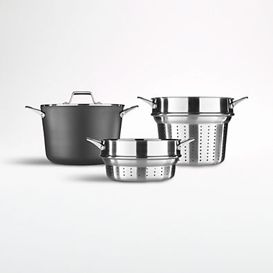 View Calphalon ® Premier 8-Qt. MineralShield™ Non-Stick Multipot with Lid details