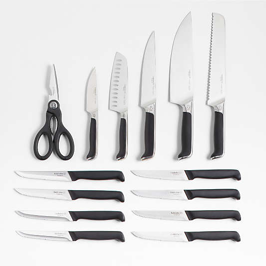 Calphalon ® Premier SharpIN ™ 15-Piece Knife Block Set with Self-Sharpening Knife Block