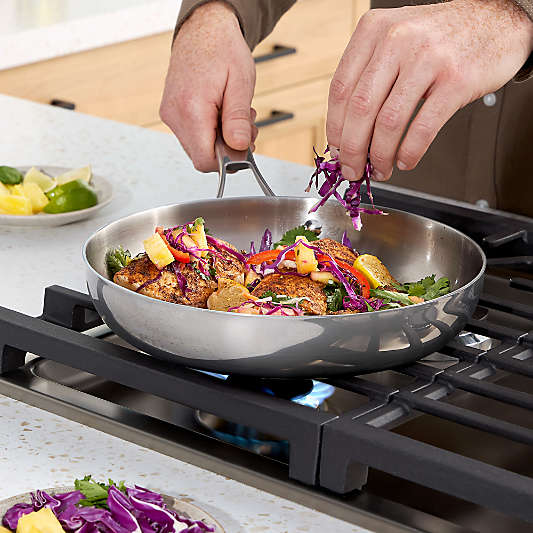 Calphalon ® Premier Stainless Steel Fry Pans, Set of 3
