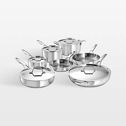 Calphalon ® Premier Stainless Steel 12-Piece Cookware Set