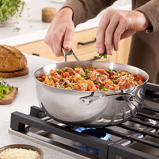 Calphalon ® Premier Stainless Steel 4.5-Qt. Chef's Pan