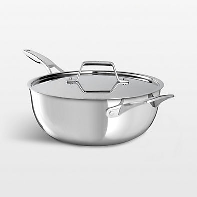 View Calphalon ® Premier Stainless Steel 4.5-Qt. Chef's Pan details