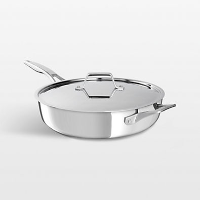 View Calphalon ® Premier Stainless Steel 5-Qt. Saute Pan with Lid details