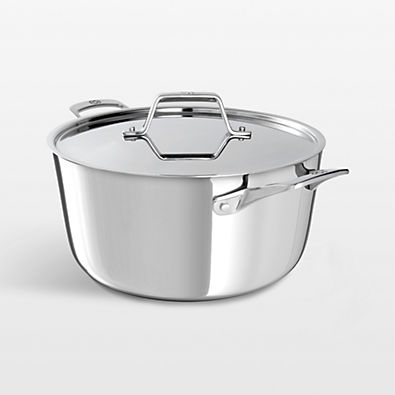 View Calphalon ® Premier Stainless Steel 6-Qt. Stockpot with Cover details