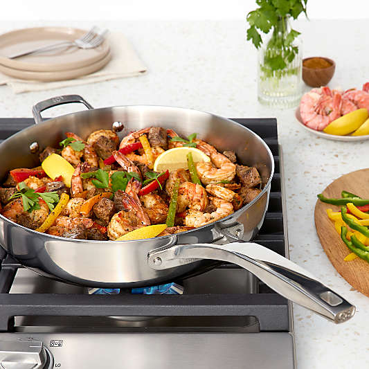 Calphalon ® Premier Stainless Steel 5-Qt. Saute Pan with Lid