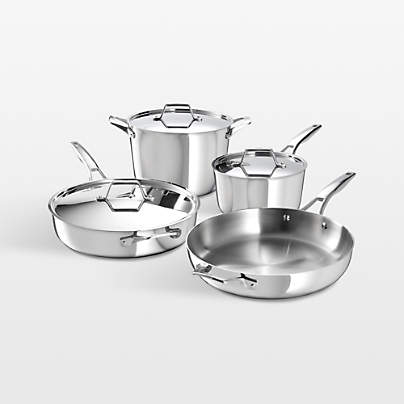Calphalon ® Premier Stainless Steel 7-Piece Cookware Set